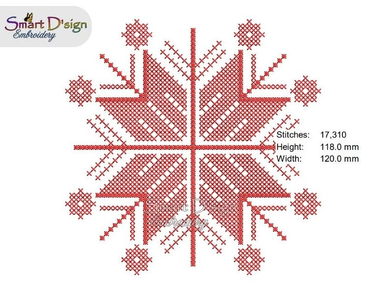 SNOWFLAKE Cross Stitch