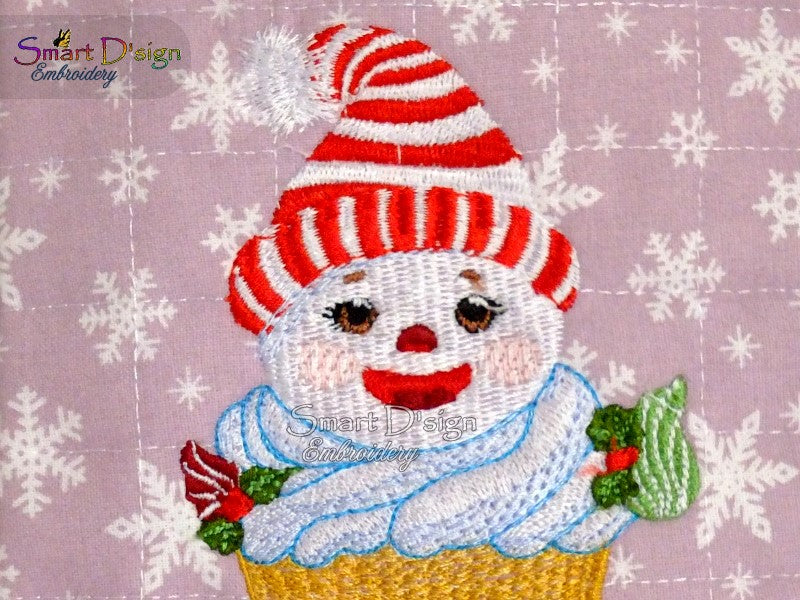 CUPCAKE SNOWMAN