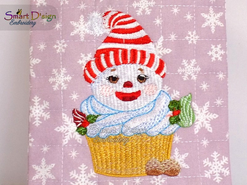 CUPCAKE SNOWMAN