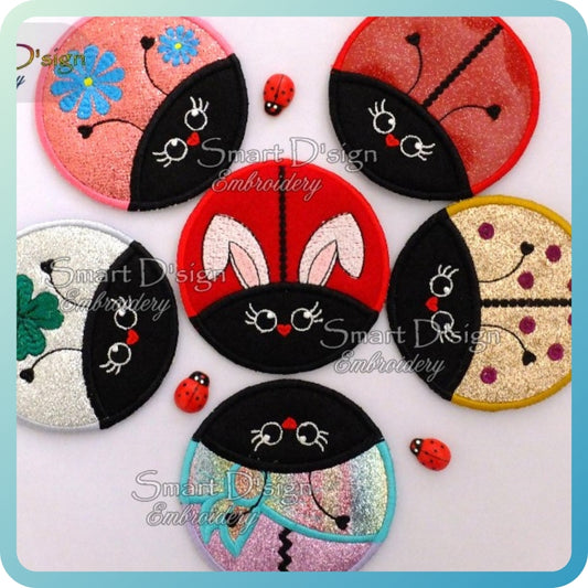 ITH LADYBUG PARTY - ITH COASTER 4x4 inch