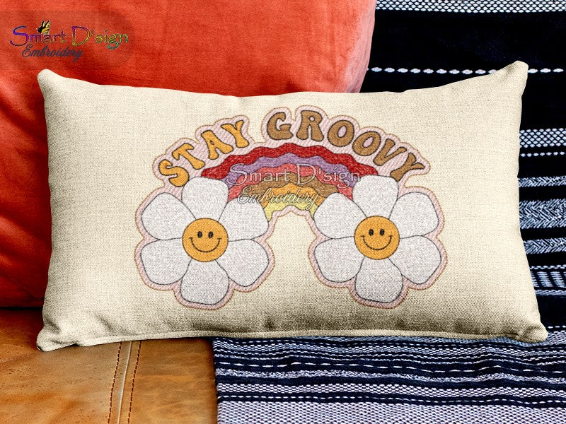 STAY GROOVY Retro Hippie Design