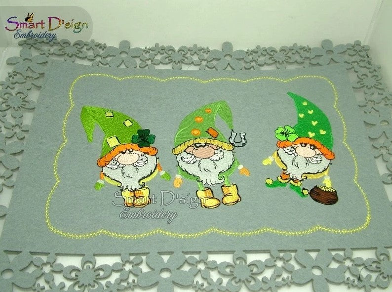 ST. PATRICKS DAY GNOMES 3 Leprechauns Set