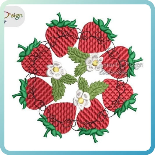 ERDBEEREN MANDALA