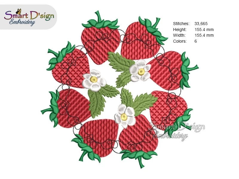 ERDBEEREN MANDALA