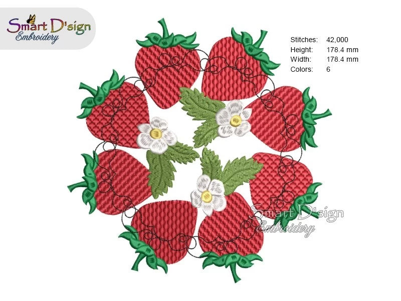 ERDBEEREN MANDALA