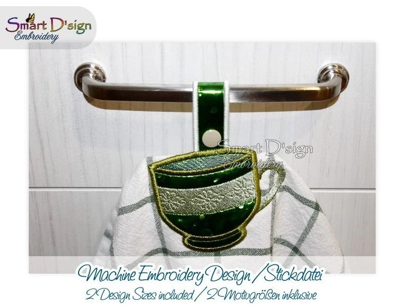 COFFEE TEA MUG - ITH Towel Hanger 2 Sizes Pack