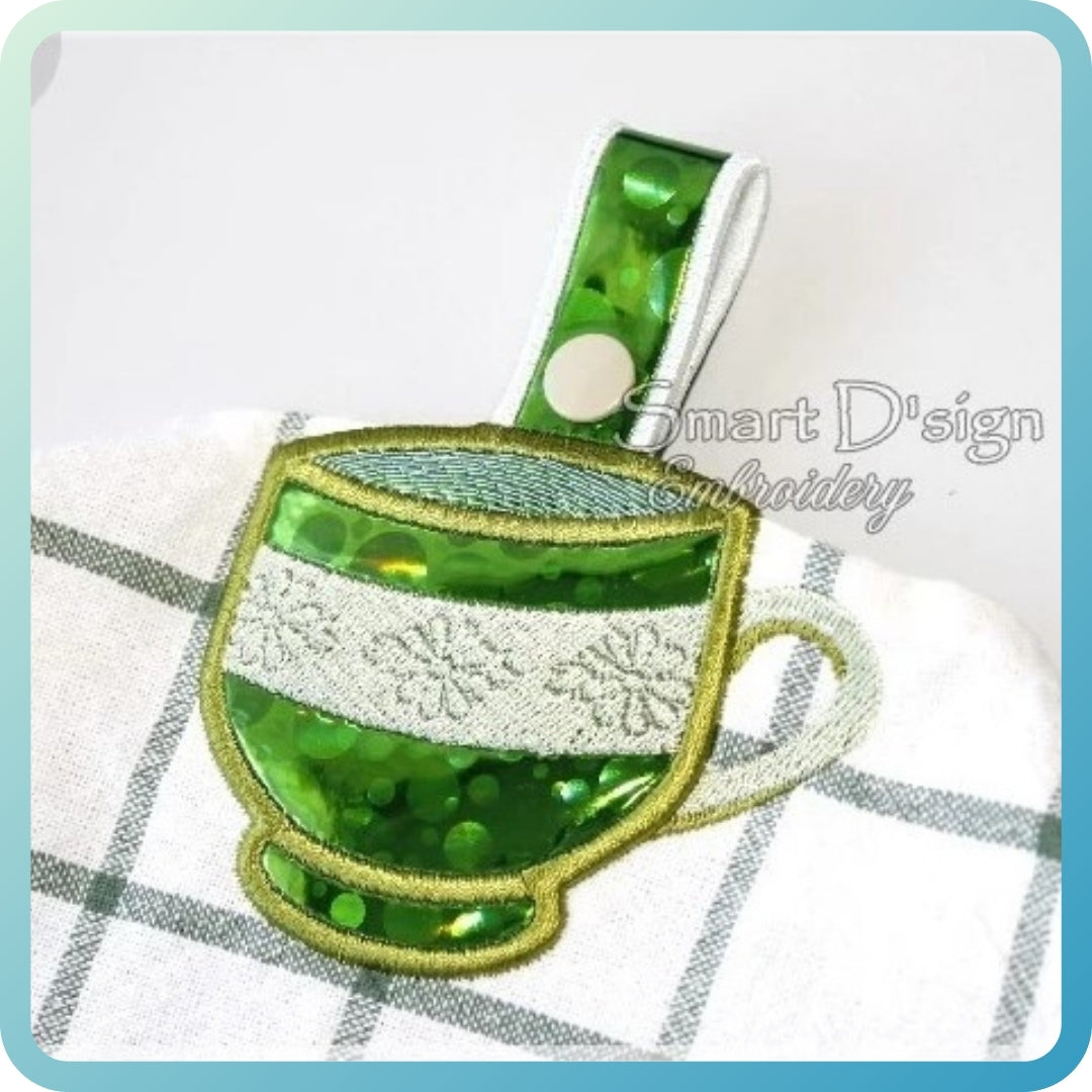 COFFEE TEA MUG - ITH Towel Hanger 2 Sizes Pack