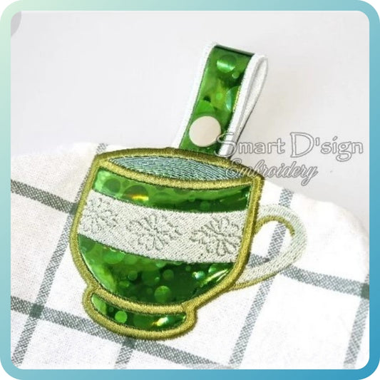 COFFEE TEA MUG - ITH Towel Hanger 2 Sizes Pack