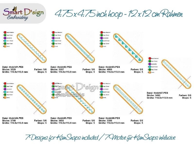 ITH TOWEL HANGER 7 Designs 2 Versions