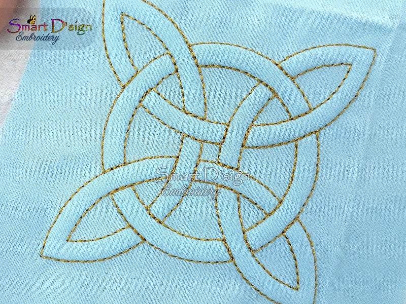 CELTIC KNOT - 3D Embossed TRAPUNTO DESIGN