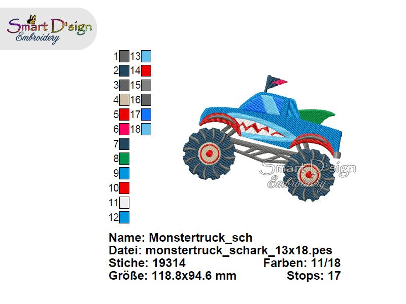 MONSTER TRUCKS - SHARK -