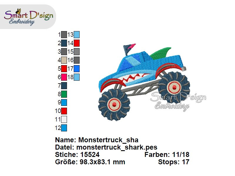 MONSTER TRUCKS - SHARK -