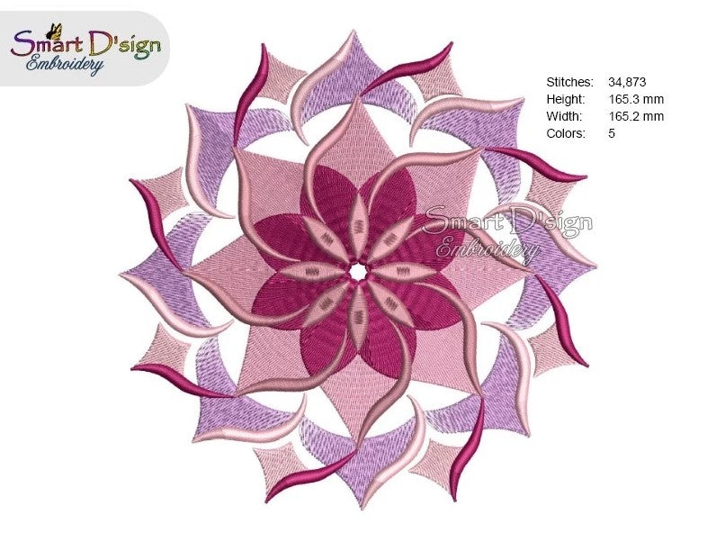 WIND WHEEL FLOWER 01 MANDALA