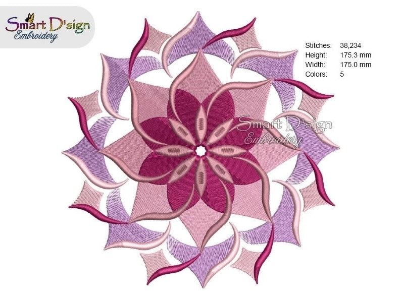 WIND WHEEL FLOWER 01 MANDALA