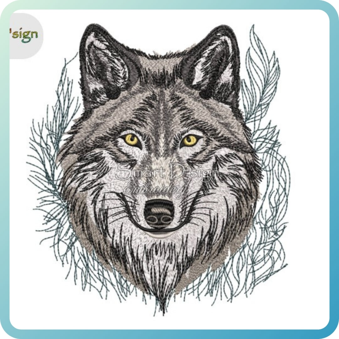 WOLF Füll und Sketch Motiv