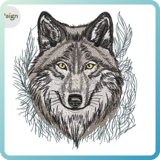 WOLF Füll und Sketch Motiv