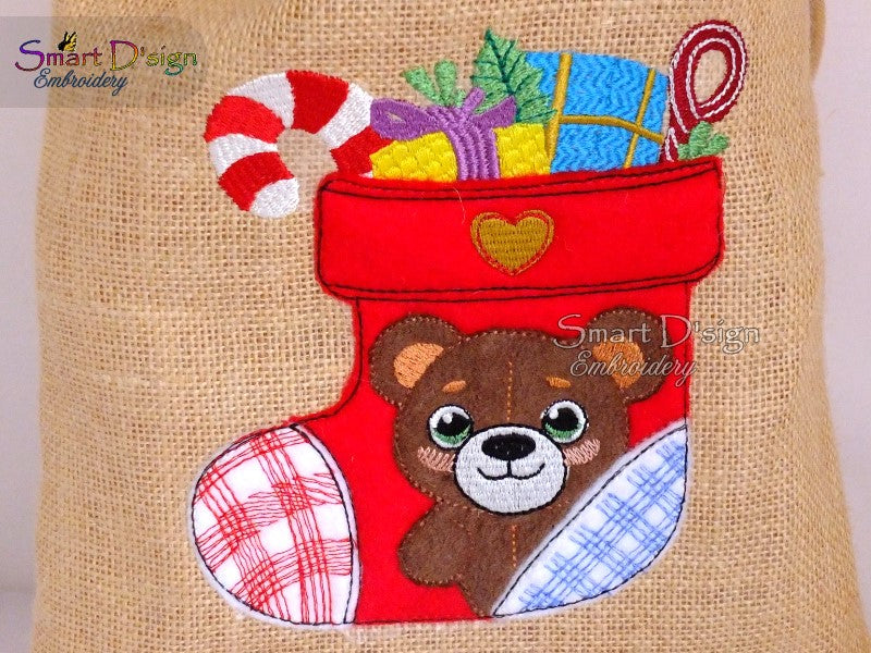 CHRISTMAS STOCKING APPLIQUE